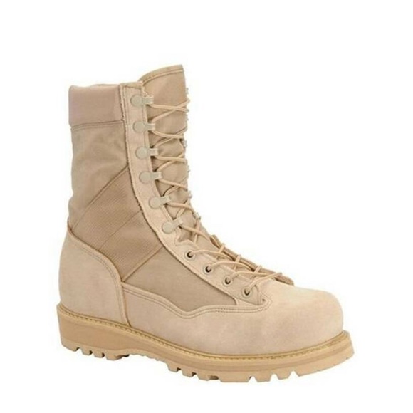 🆕 Desert Tan Military Combat Boots - Picture 11 of 12